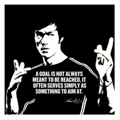 Bruce Lee quote - A Goal
