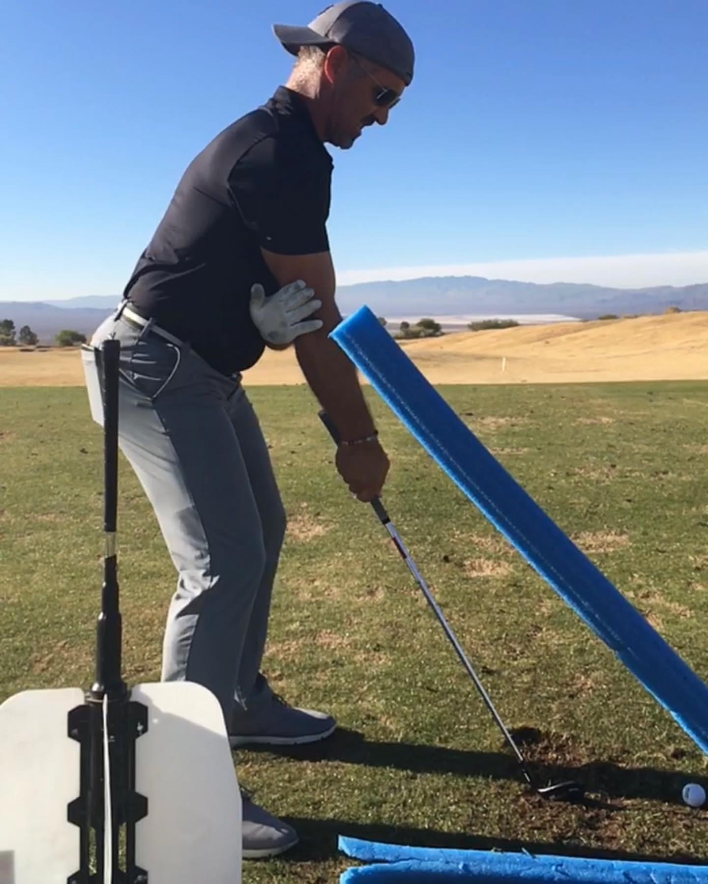 Anti-Flip Stick Impact Golf Swing Training Aid